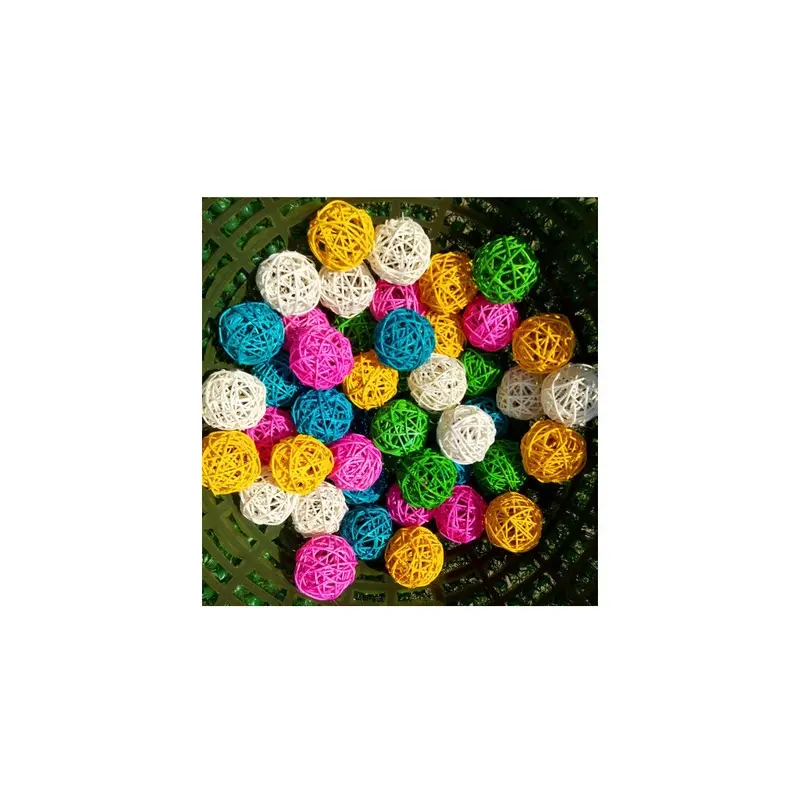 07972289 Primary Kapok Taklaw Parrots Chew Toy Balls Pet Feet Scratch Size 10