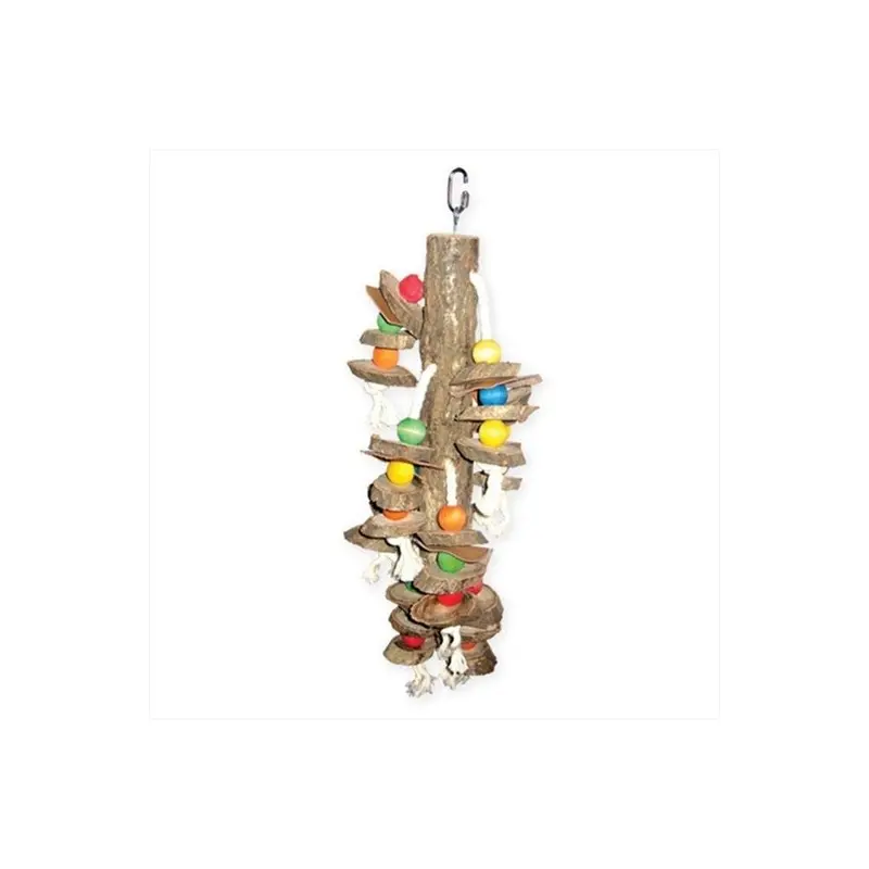 A&E Cage Hb111 Real Wood With Hanging Wood Cylinders