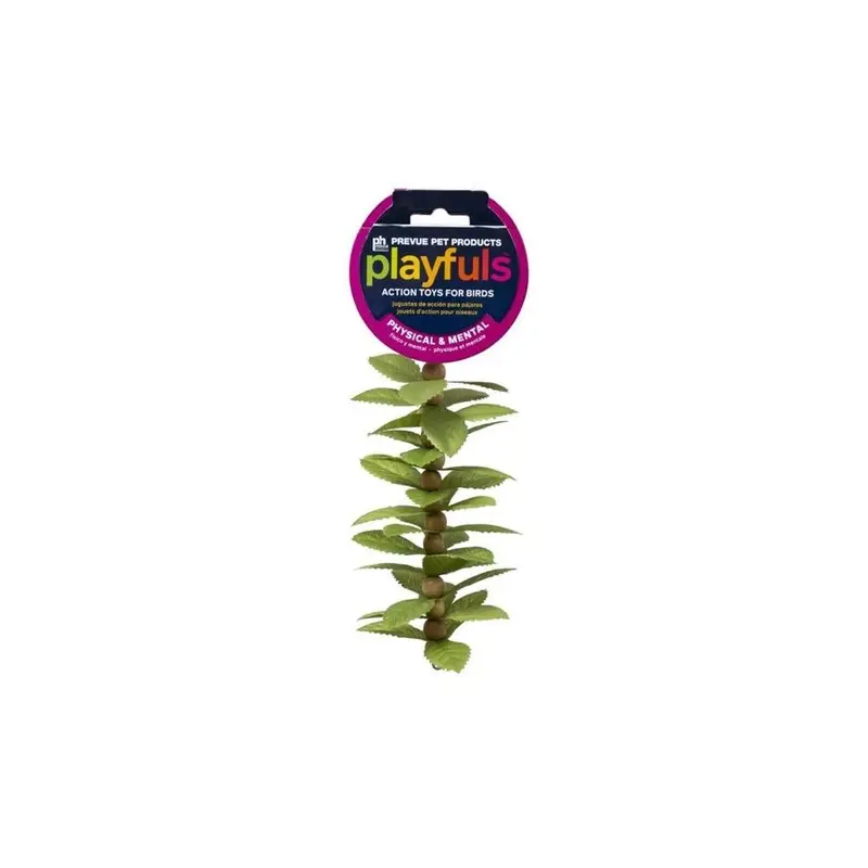 Catlady Leaf Kabob Bird Toy, Multi Color Medium