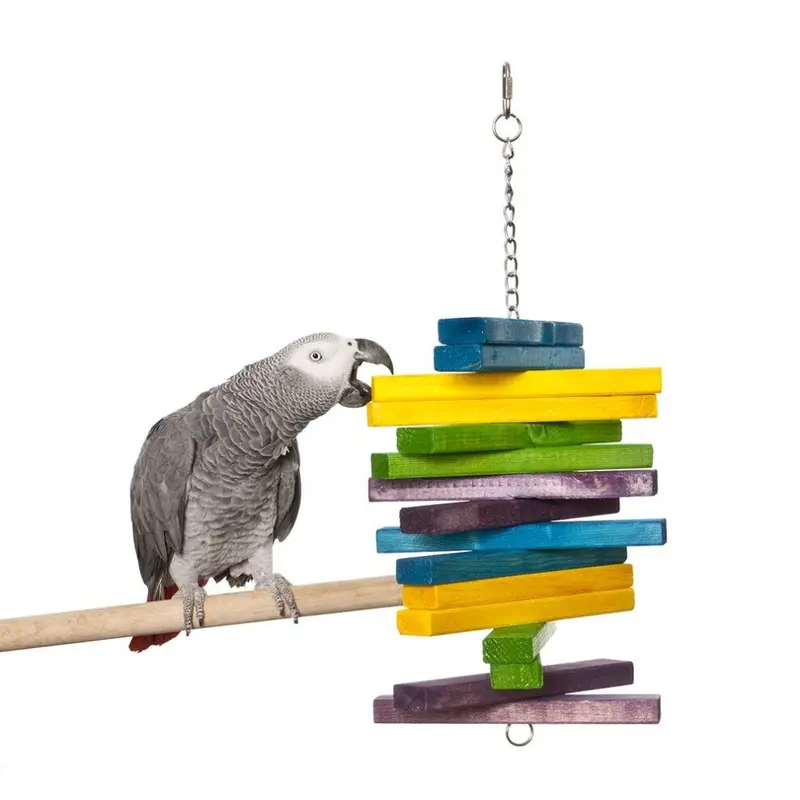 Featherland Paradise - Vari Fan Bird Toy - Bird Toys For Birds (18"""" X 8"""" X 1.5"""") Extra Large