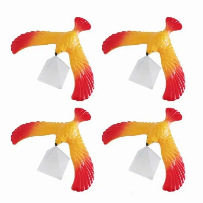 Balancing Bird Toy with Self-Centering Mechanism for Room Decoration and Gift Giving