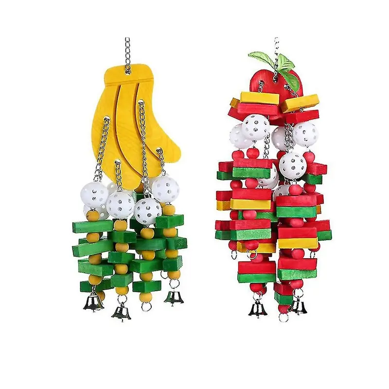 2Pcs Parrot Toys Size 2