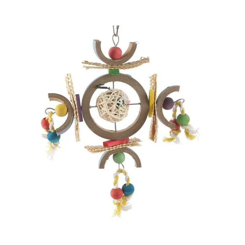Coollapet Space Station Bird Toy (15 X 8 X 15 Cm, Small