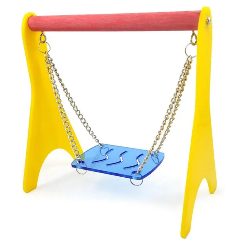 Hamster Toy Swing Hammock Parrot Gnawing Toy Bird Toy