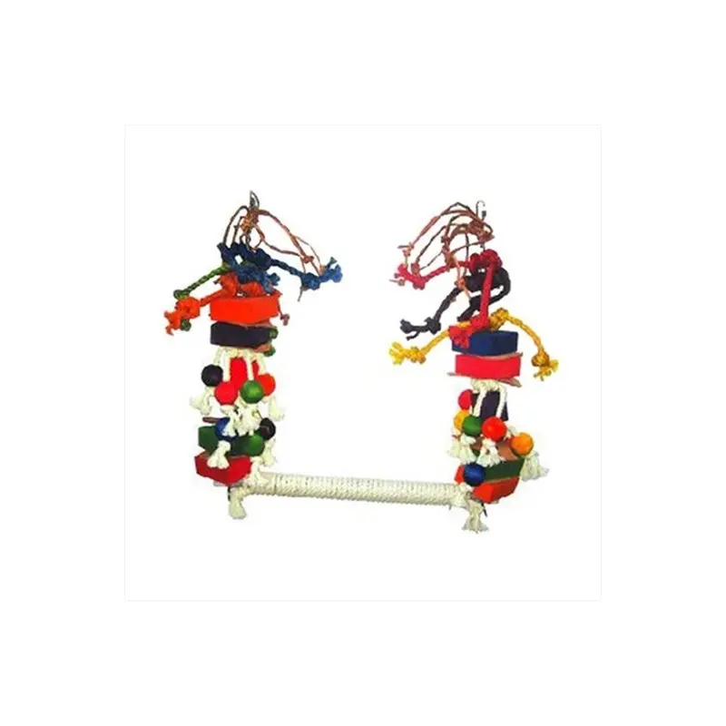 A&E Cage Hb46258 Rope Swing With Blocks & Leather - Medium