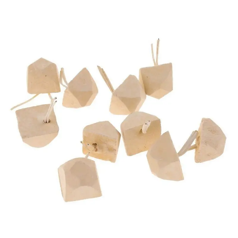 (As Show, One ) 10X Bird Parrot Chew Mouth Grinding Stone Pet Teeth Care Toy Size 10