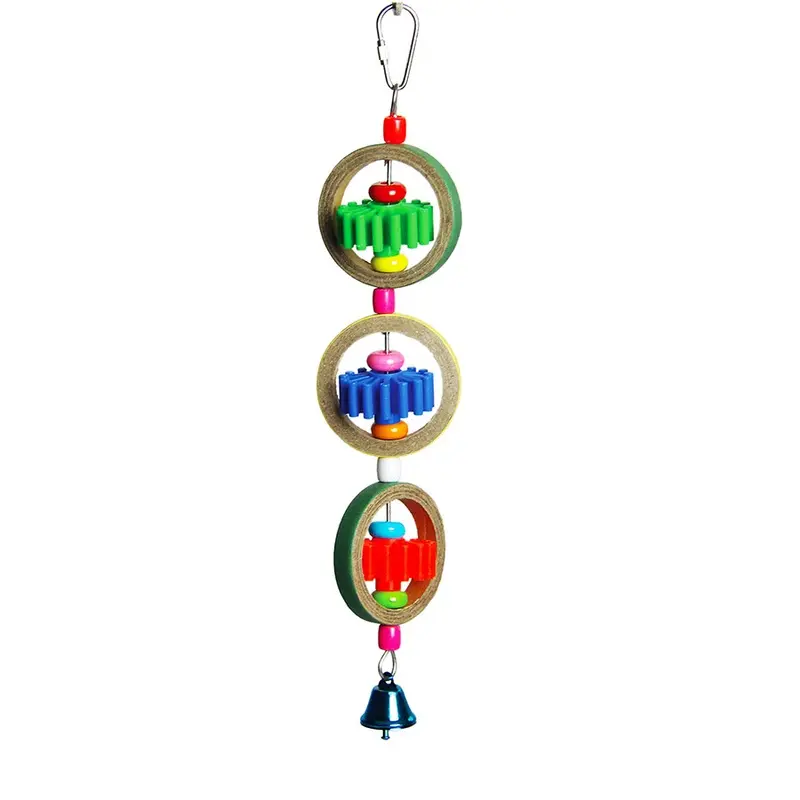 Happy Beaks Gears And Rings Bird Toy