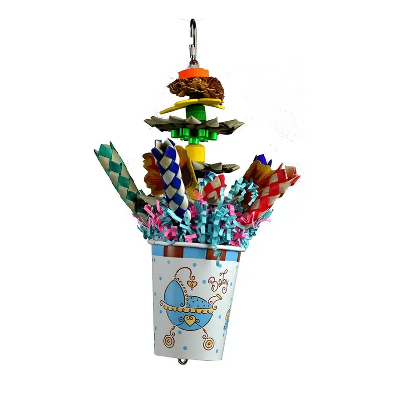 Happy Beaks Tropical Punch Cocktail Bird Toy