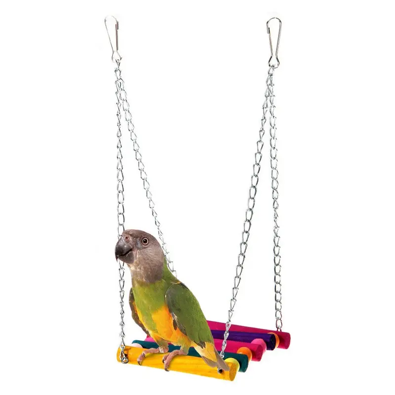 Zhihuan Bird Toy Parrot Suspension Bridge Swing