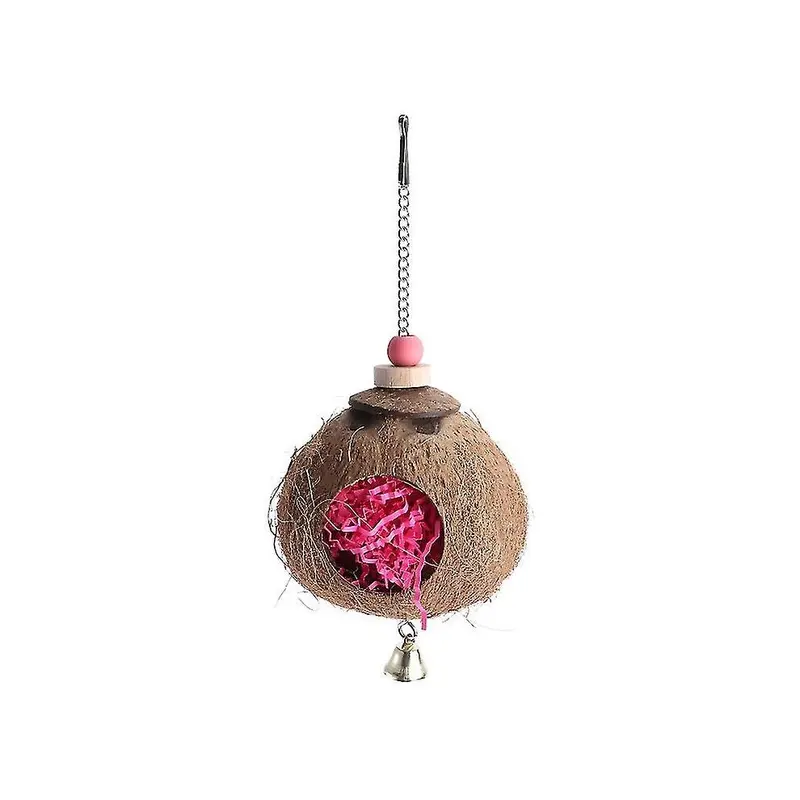 1Pcs Bird Coconut Shell Toy Size 1