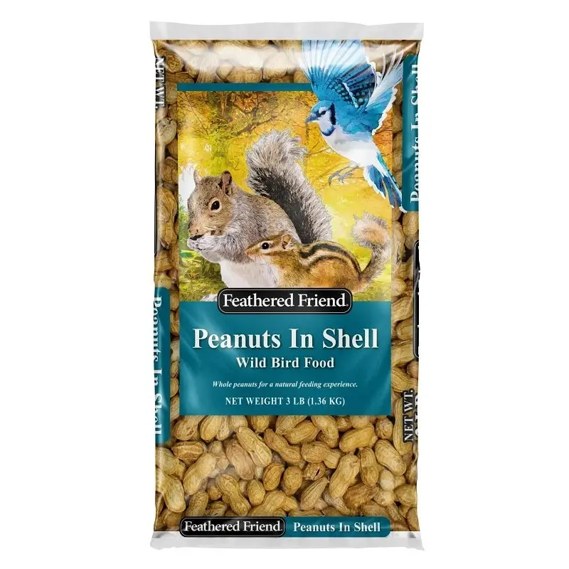 Peanuts In-Shell Wildlife Food, 3 Pound Bag for Wild Bird Feeding