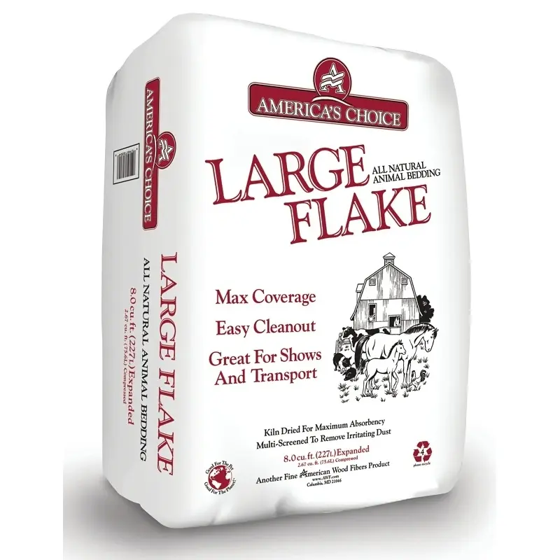 Large Flake Animal Bedding Expanded, 2.5 to 8.0 Cubic Feet