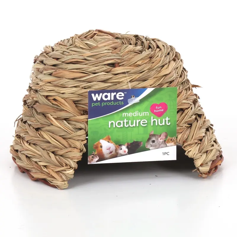 Nature Hut Chewable Hideout for Small Pets Medium Size