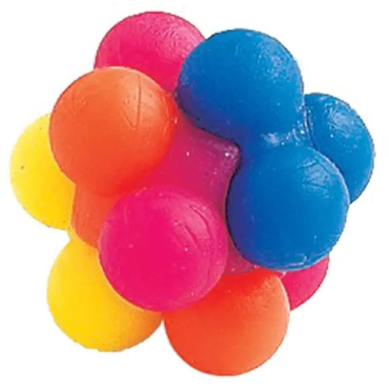 Atomic Rubber Bouncing Ball Cat Toy, 2-Pk.