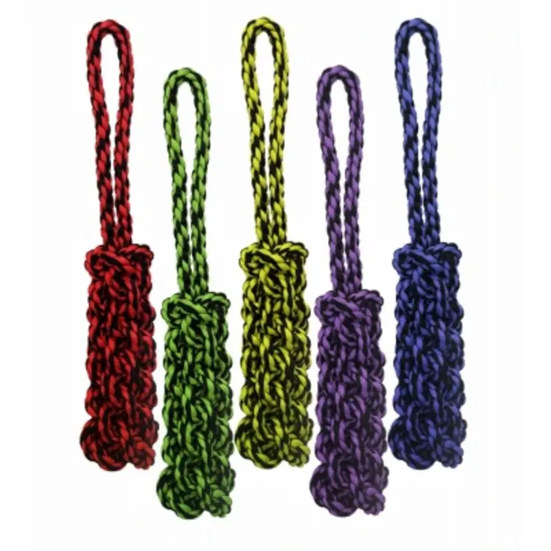 Rope Tug Dog Toy, Durable 16 Inch Natural Cotton Rope for Interactive Play