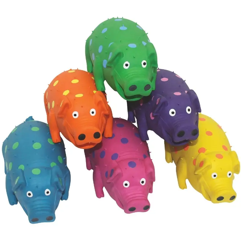 Dog Toy, Plush Grunting Pig