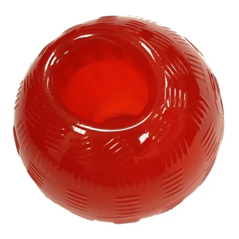 Play Strong Ball Dog Toy, Durable Rubber, 3.25 Inch Diameter