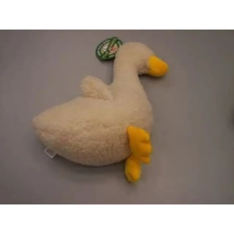Fleece Duck Squeaky Dog Toy, 13 Inch Durable Plush Pet Chew Toy