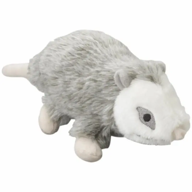 Plush Possum Squeaky Dog Toy, 15 Inch Length, Soft Stuffed Animal Pet Toy
