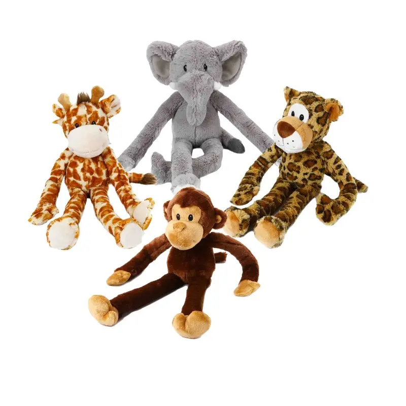 Swingin Safari Large Plush Squeaky Dog Toy, 22 Inch