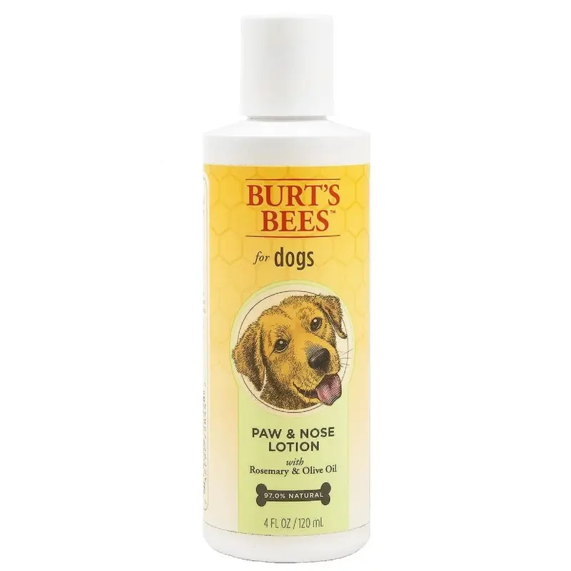 Dog Dry Paw and Nose Lotion with Rosemary and Olive Oil, 4 Ounce Bottle