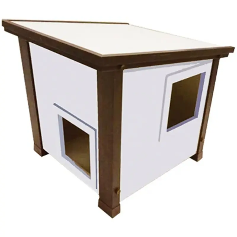 Ecoflex Albany Durable Feral Cat Shelter for Outdoor Use
