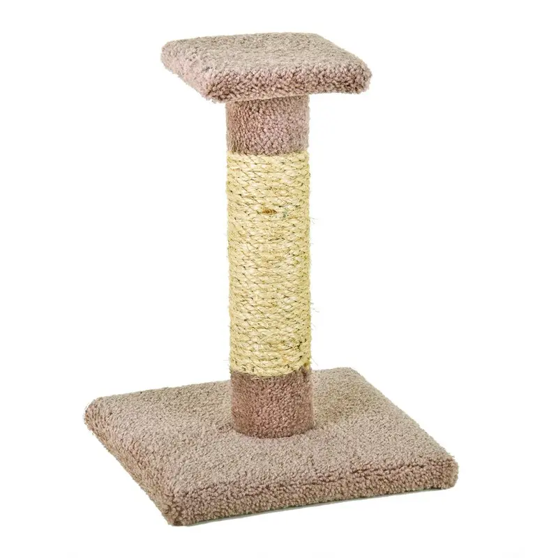 Eighteen Inch Kitty Cactus Plant with Natural Rope and Decorative Top