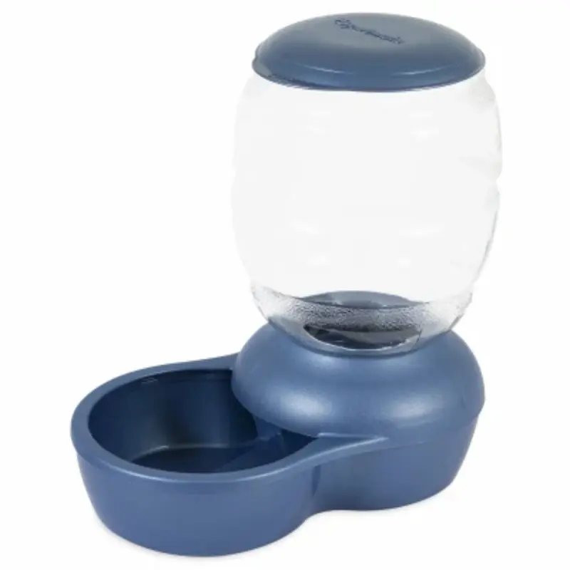 Gravity Pet Feeder in Blue Color, 5 Pounds Capacity