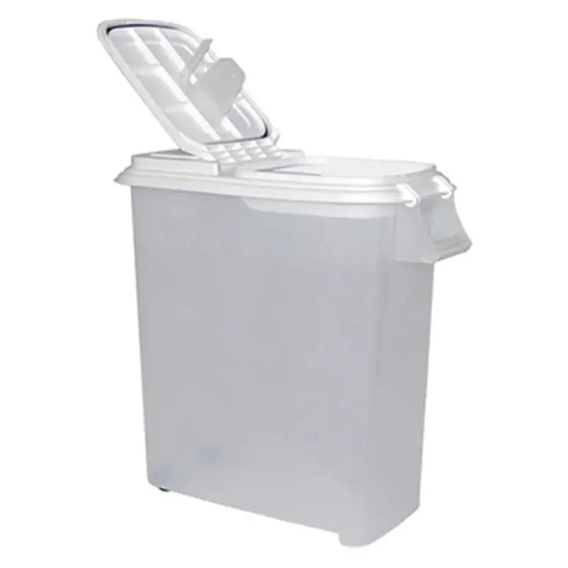 Roll-Away Pet Food Dispenser with 50 Quart Capacity
