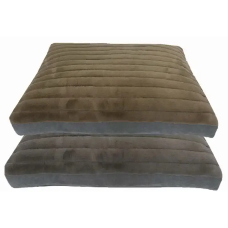 Gusseted Dog Bed with Removable Cover, 27 Inches by 36 Inches