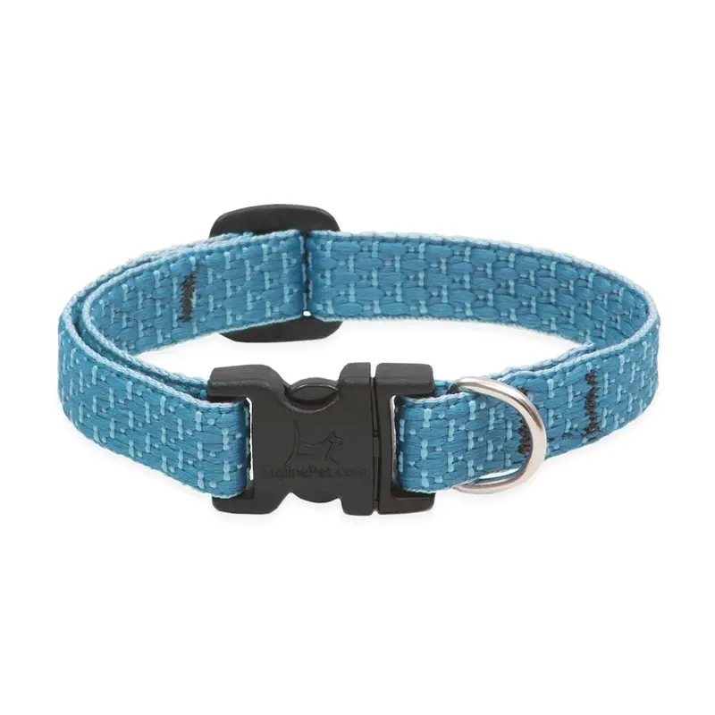 Eco-Friendly Adjustable Dog Collar Tropical Sea Pattern 0.5 Inch by 10 to 16 Inches
