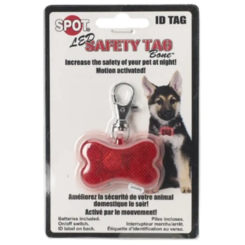 Safe-T-Tag LED Pet Tag with Light for Enhanced Visibility and Safety