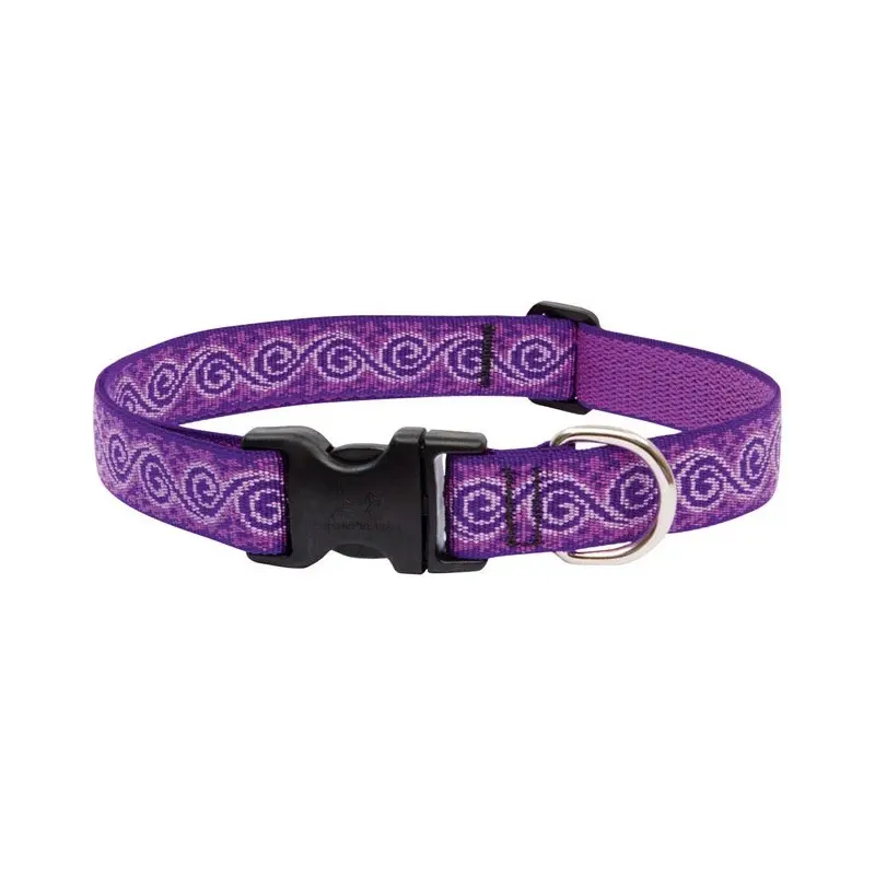 Adjustable Jelly Roll Dog Collar, 1 Inch Width, Fits 16 to 28 Inch Neck