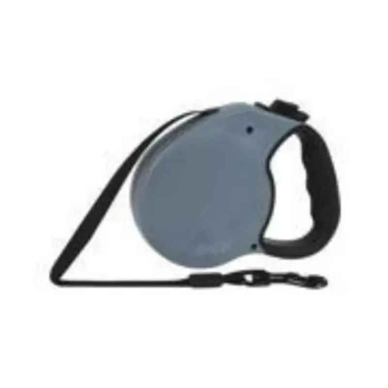 Gray Retractable Dog Leash for Medium Dogs, 16 Feet Length