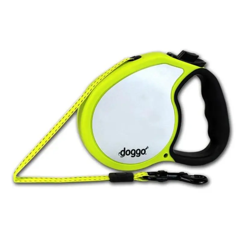 Retractable Dog Leash for Small Dogs, Neon Yellow, 13 Feet Length