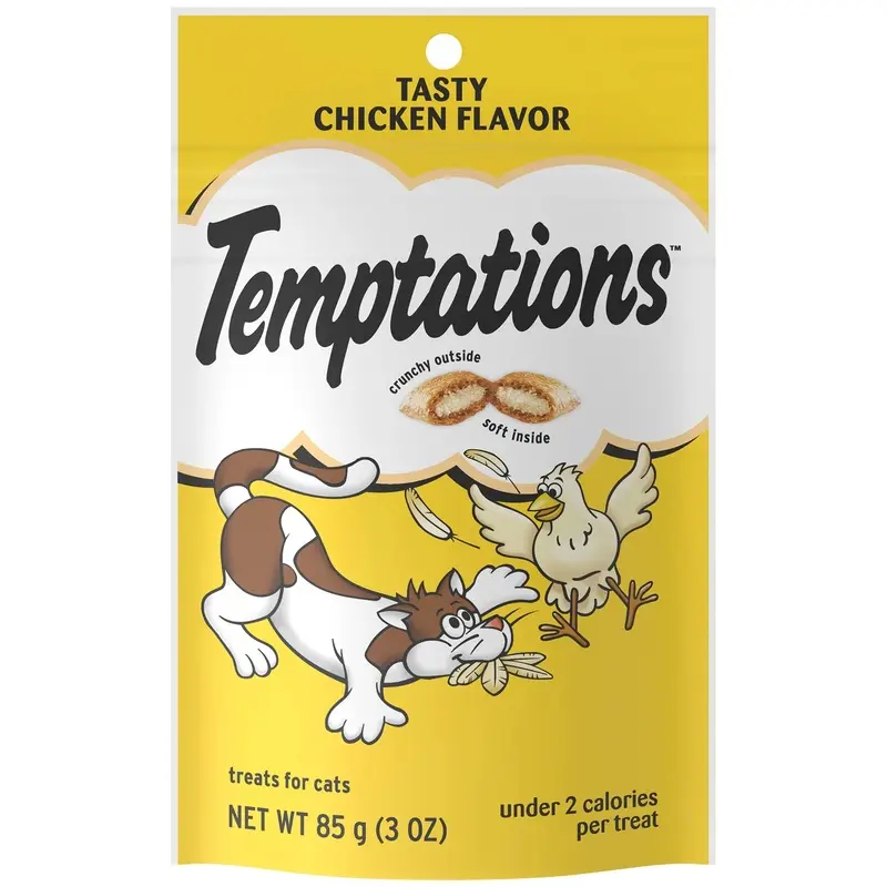 Temptations Cat Treats Tender Chicken Flavor 3 Ounce Package