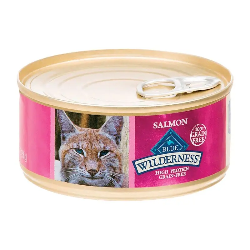 Wilderness Salmon Cat Food, Grain-Free, High Protein, 5.5 Ounce Can
