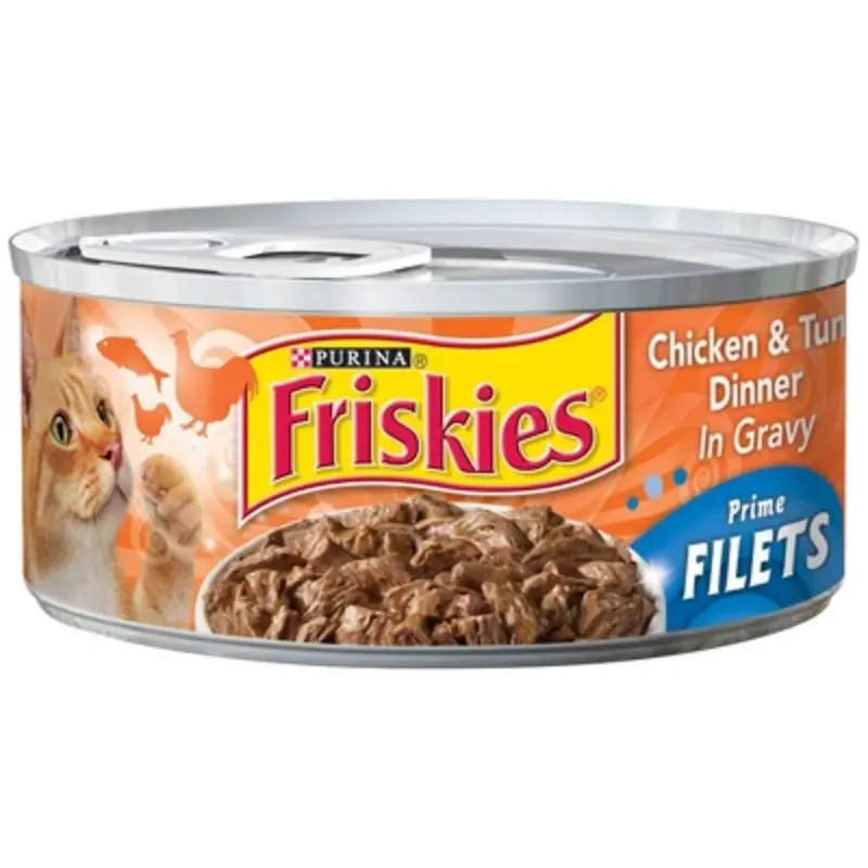 Cat Food Chicken and Tuna Flavor 5.5 Ounce Can