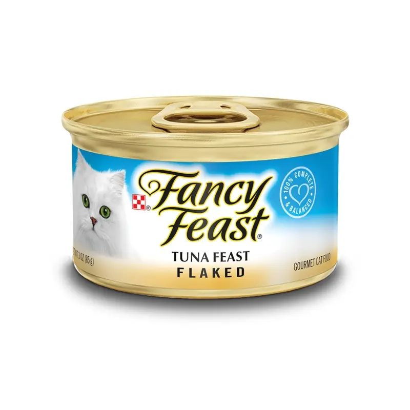 Cat Food Flaked Tuna in 3 Ounce Cans