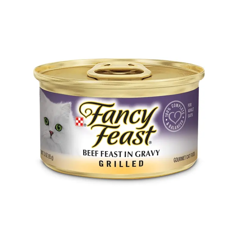 Cat Food, Grilled Beef, 3 oz. Can