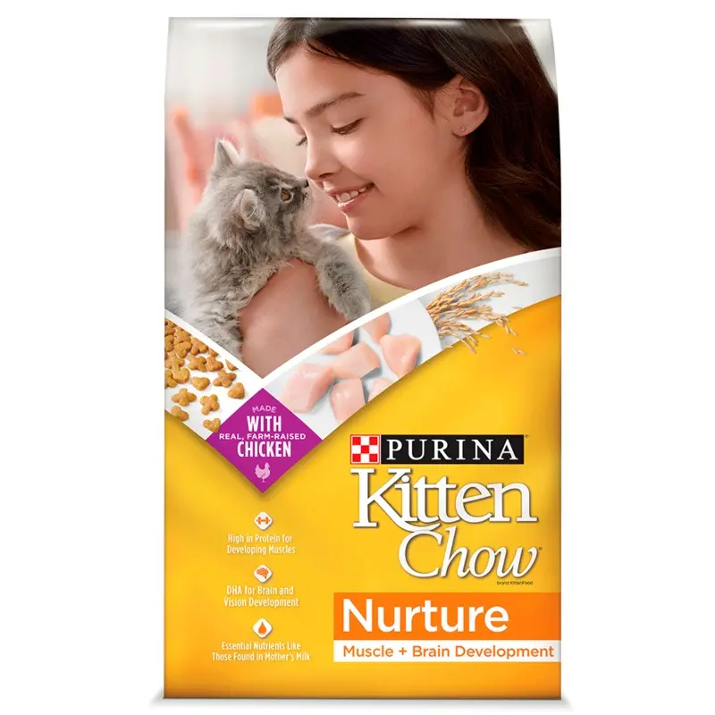 Dry Cat Food Nurturing Formula 3.5 Pounds Bag
