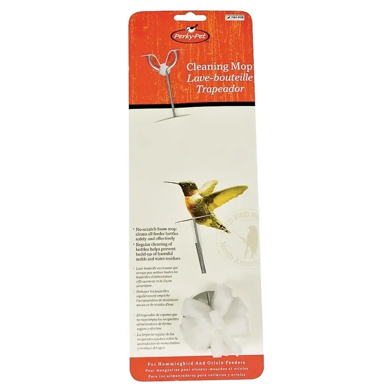 Foam Cleaning Mop for Bird Feeders, 4 and 1 Quarter Inch Width
