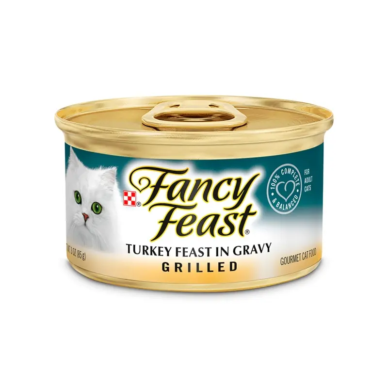 Grilled Turkey Cat Food, 3 Ounce Can