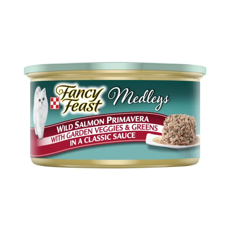 Salmon Primavera Canned Cat Food, 3 oz.