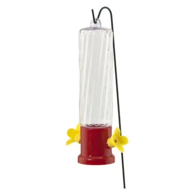 Mini Hummingbird Bird Feeder with Stake, 3 Ounce Capacity
