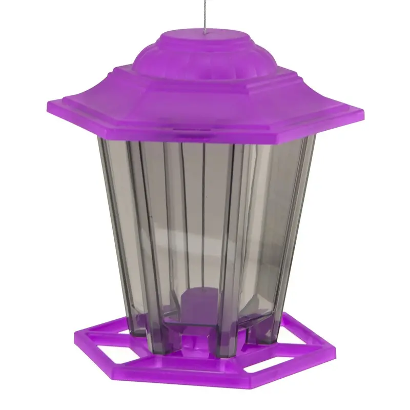 Mixed Seed Lantern Bird Feeder, Assorted Colors, 1.5 Lb.
