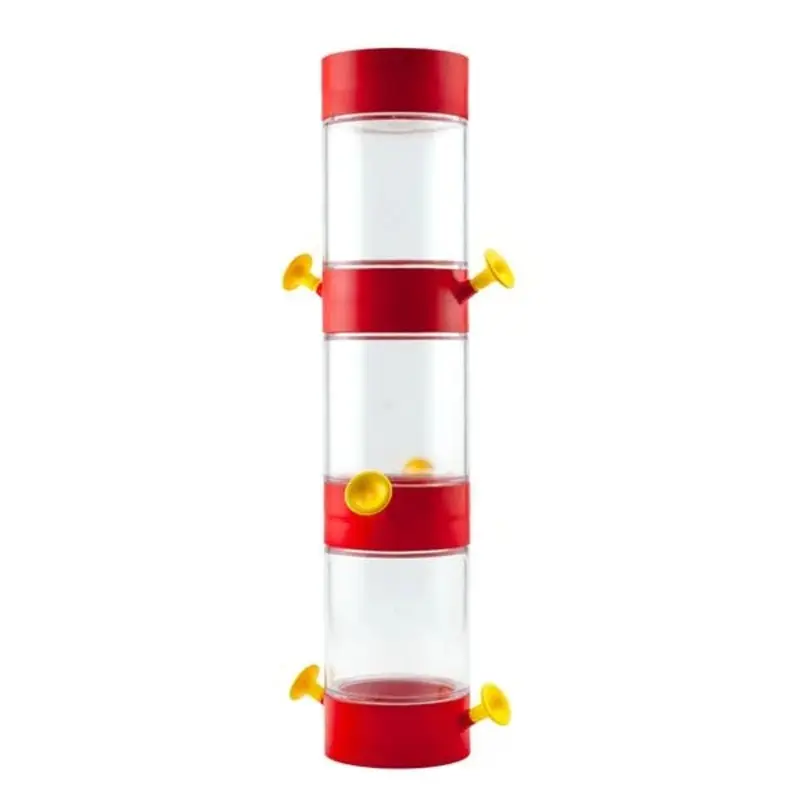 Modular Plastic Hummingbird Feeder with Two Feeding Ports