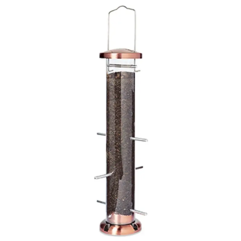 Nyjer Thistle Finch Tube Bird Feeder with 1.5 Pound Capacity