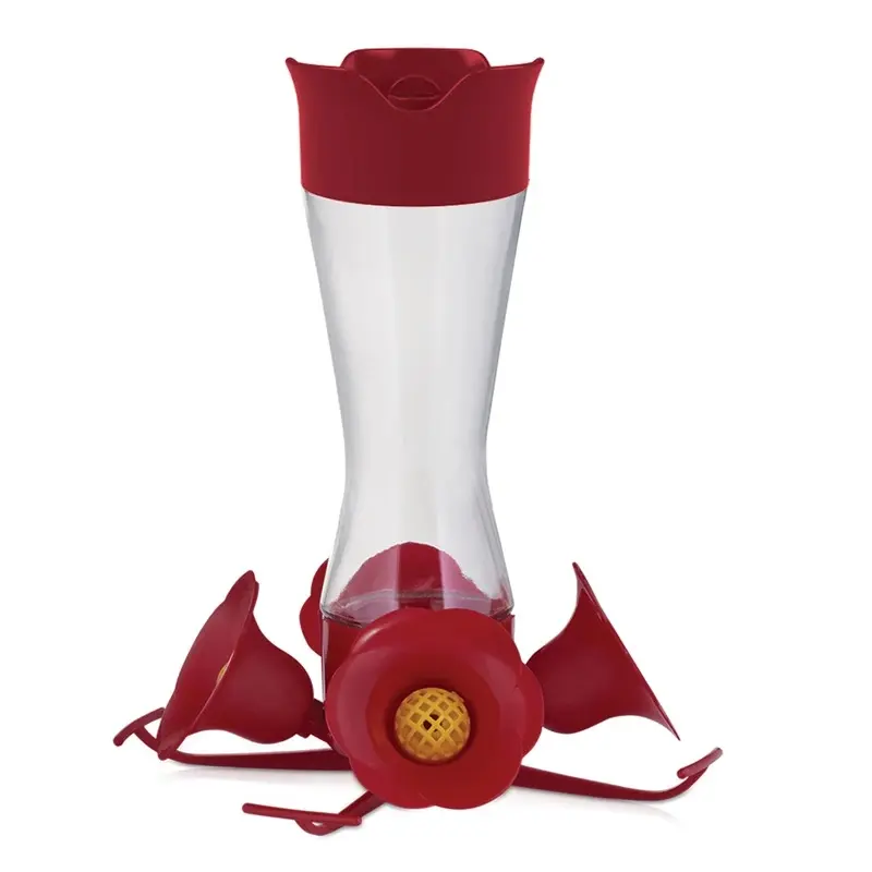 Pinch Waist Hummingbird Bird Feeder with 8 Ounce Capacity