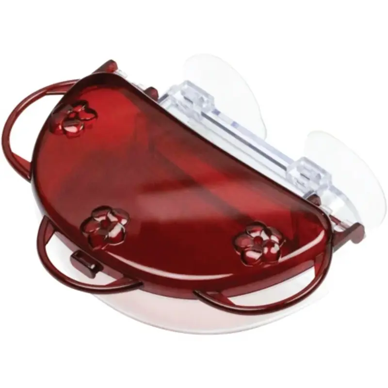 Window-Mount Hummingbird Bird Feeder with Suction Cups for Easy Installation